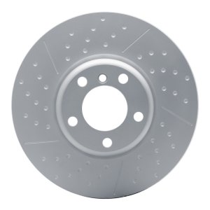 BMW 230I xDrive Brake Rotor (1) - Front - R1 Concepts - Carbon Alloy GeoMET Dimpled & Slotted - `12-`21 BMW 230I xDrive Brake Rotor (1) - Front - R1 Concepts - Carbon Alloy GeoMET Dimpled & Slotted - `12-`21